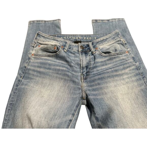 American Eagle AirFlex+ Temp Tech Straight Jean, Men's Size 29x30, Medium Indigo - Picture 5 of 8